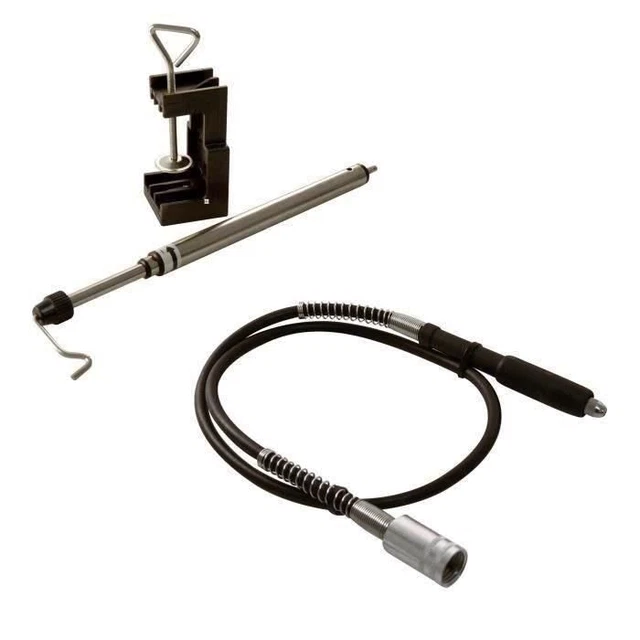 Fartools 115425 Flexible + Étau Pour Mini Meuleuse - Longueur 900mm, Étau 65mm, Support Réglable 650mm