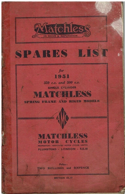 Parts Catalogues, Motorcycle Manuals & Literature, Vehicle Parts