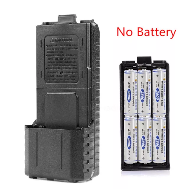 6XAA Battery Case Shell Box BaoFeng UV-5R 8W BF-F8HP UV-5RE UV-5RA Walkie Talkie