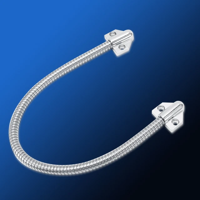 1 pieza Bucle de puerta de 40 cm de largo con extremos para protección de montaje de mortaja expuesta