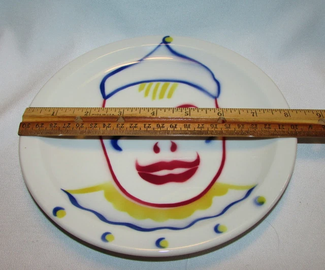 Union Pacific Railroad Children Clown Plate Syracuse China 2