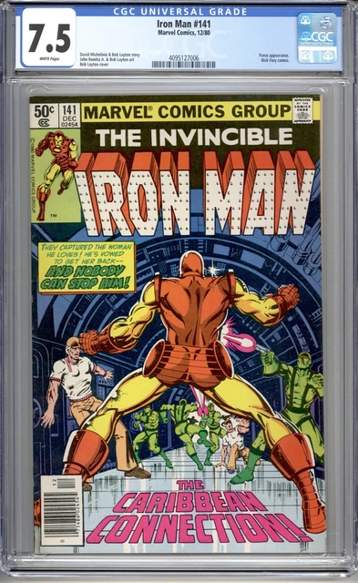 Iron Man #141 - CGC Graded 7.5 (VF-) 1980 - Bronze Age