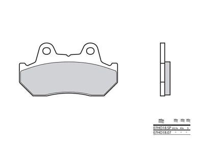 Bendix Bendix HONDA CB 750 A,F1,K 380010 Kit Plaquettes de frein AVANT 