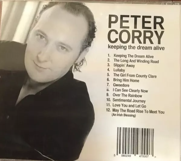 Peter Corry - Keeping The Dream Alive CDr Pop Gesang 12 Tracks Sehr guter Zustand 2