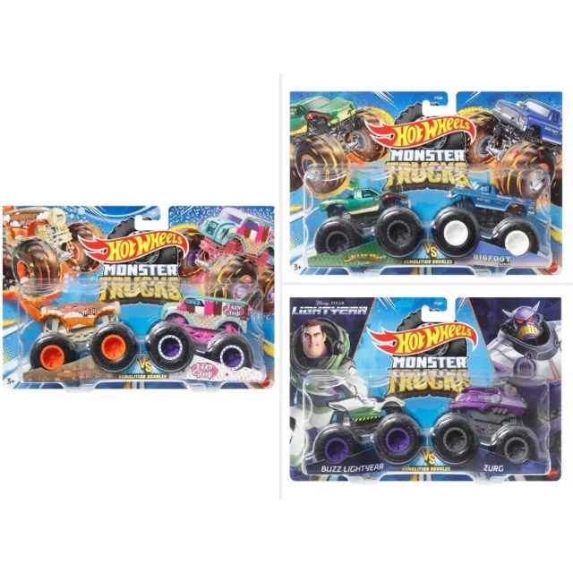 Hot Wheels Monster Trucks Demolition Doubles - 2 Pack - Assorted Style