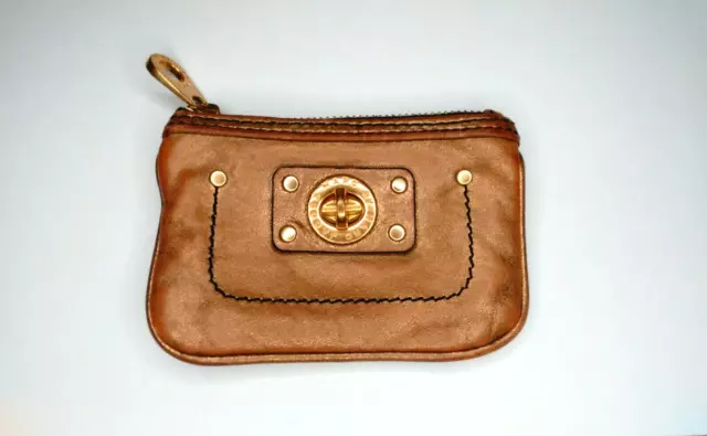 Marc by Marc Jacobs Mini Metallic Gold cardholder Coin purse