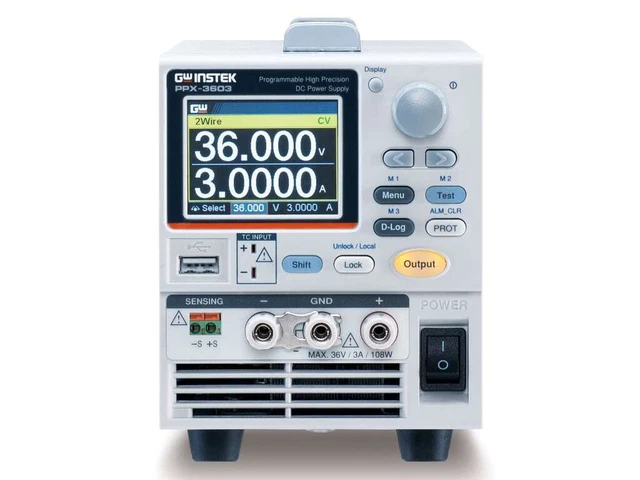 Instek PPX-3603 - Programmable, High Precision DC Power Supply (36V / 3A / 108W)