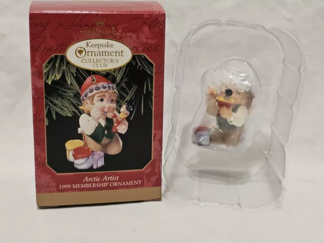 1999 Hallmark Keepsake Ornament Collectors Club Arctic Artist Membership