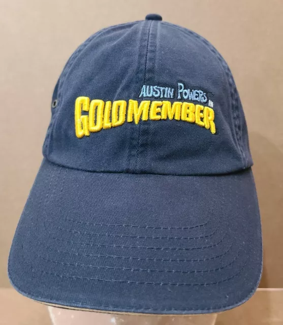 Vtg AUSTIN POWERS In Goldmember Movie Hat Mike Meyers Strapback (T1)