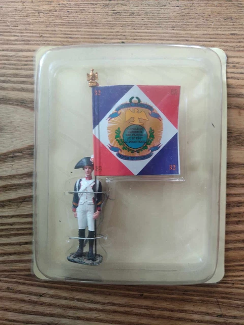 NAPOLEON DRAPEAU 1ER régiment grenadiers a pied de la garde 2 faces 1er empire EUR 159,00 - FR