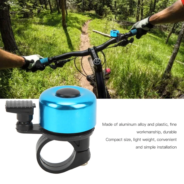Sonnette De Vélo Puissante 100-120 DB - En Laiton, Antirouille - Compatible Guidon 22,2 Mm - Pour VTT, Route, Trottinette - 7