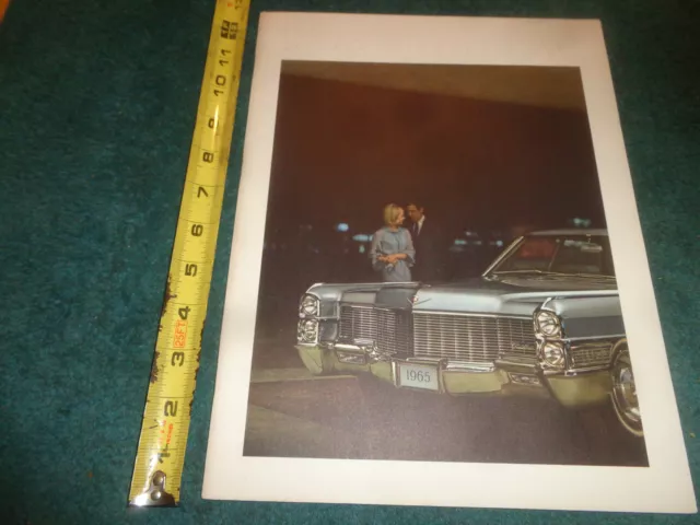 1965 Cadillac Prestige Sales Brochure / Large Catalog / Original Dealership Item