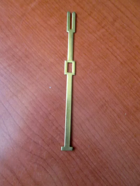 Vintage 4-1/4" Brass Grandfather, Wall Clock Pendulum Leader  (908N)