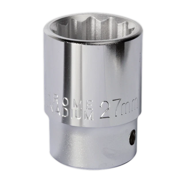 Walldrive Prise 27mm 1.9cmSq Lecteur - Sealey S34/27 Neuf