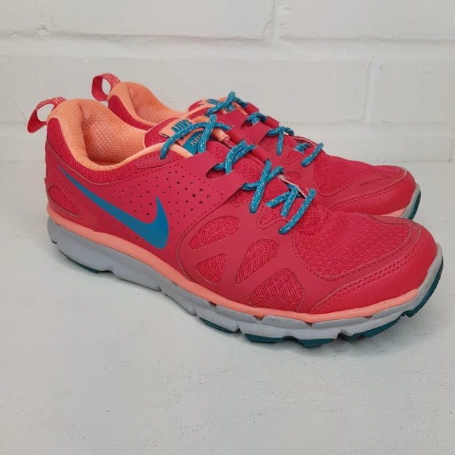 Nike Womens Flex Trail Trainers UK 5 Pink Running Shoes Active Wear Gym Fitsole