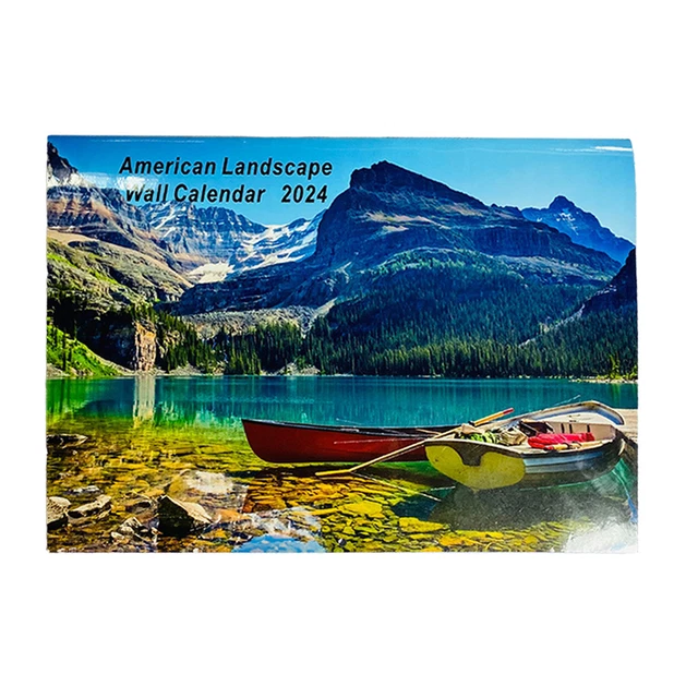 2025 CALENDAR LANDSCAPE Wall Monthly Hangable Photography Collection