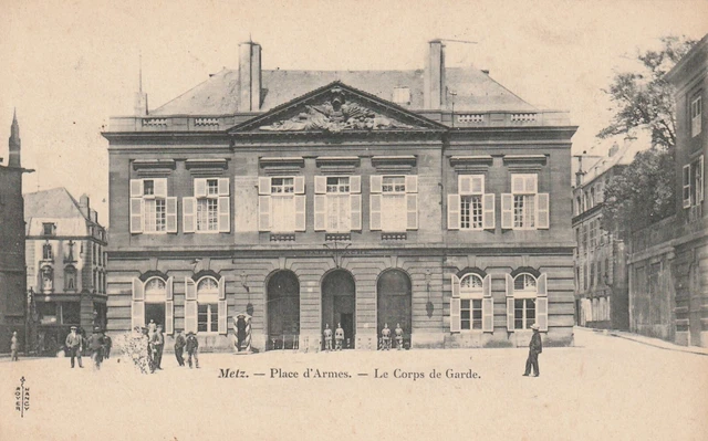CPA 57 METZ Place d'Armes Le Corps de Garde