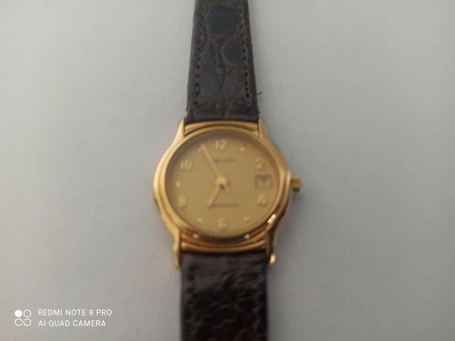 Montre-bracelet Zenith Lady Cosmopolitan - Acier Plaqué Or, Cadran Or, Cuir - Neuve Avec étiquettes