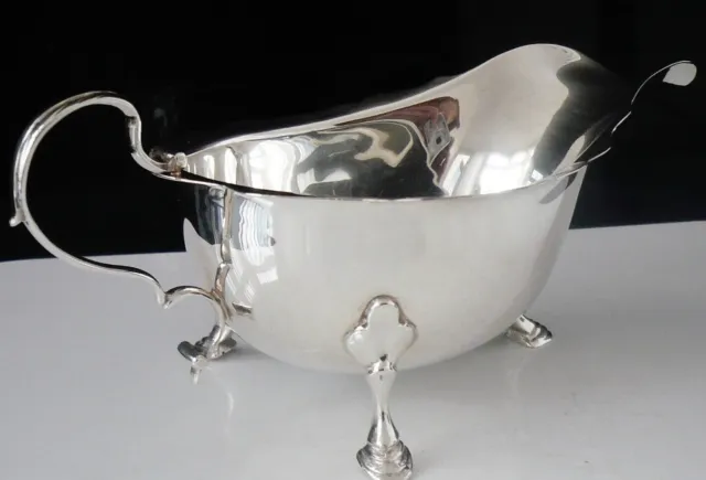 Sterling Silver Sauce Boat, London Antique 1922, Wakely & Wheeler
