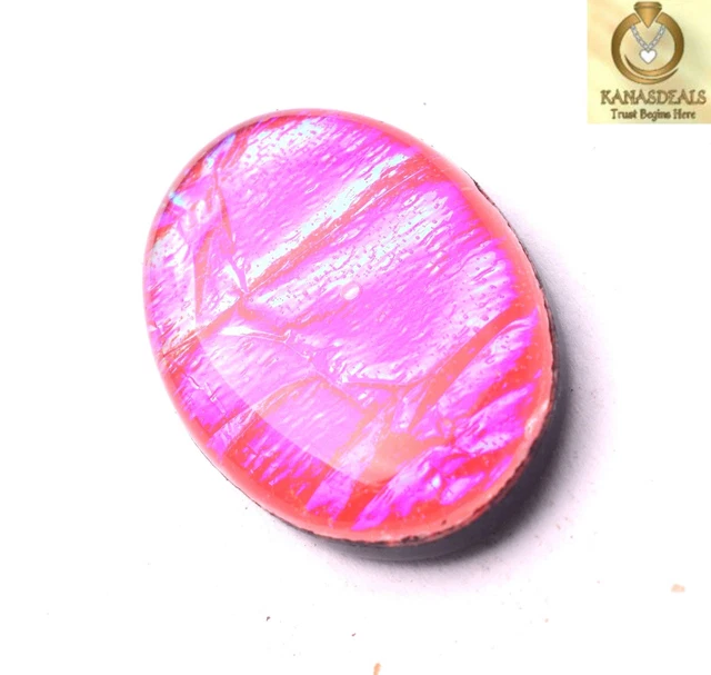 24 Cts Dichroic Glass Cabochon Loose Fantastic Gemstone 24*15 mm CTS-97072