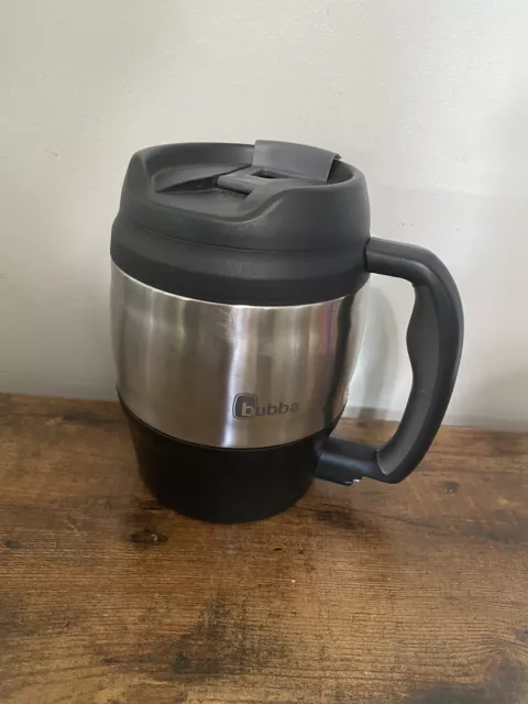 Big Bubba Classic Insulated Mug 52 Oz Polyurethane Travel Coffee Black Keg Shape