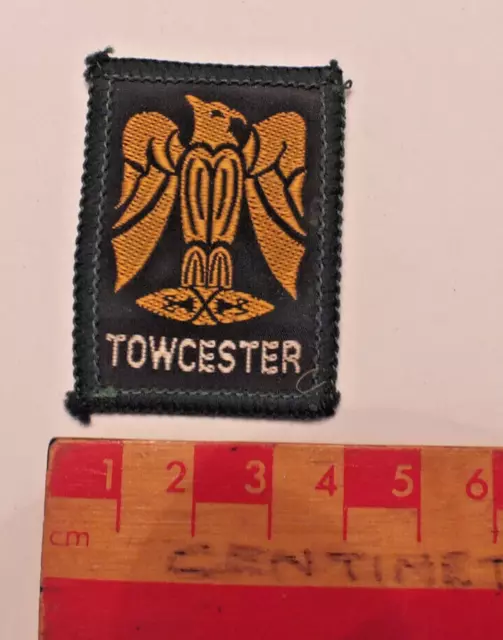 Vintage Boy Scouts Towcester District County Area Badge (H)
