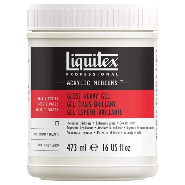 Gel pesado Liquitex Professional brillo mediano, 473 ml (16 oz)