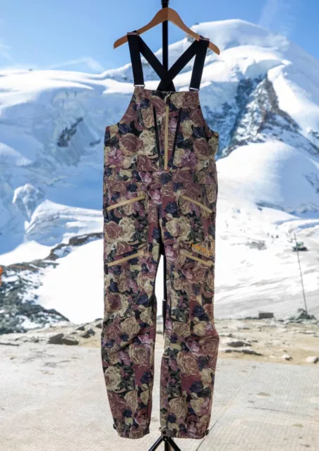 Burton MINE 77 - Gore Tex Bib Pant in Floral size XS SOLD OUT Burton MINE 77 - Gore Tex Bib Pant in Floral size XS SOLD OUT