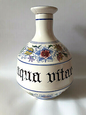 Keramik alte Apothekerflasche- Aqua Vitae 3