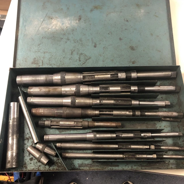 set 1-1/16” 1-3/16"  Hand Expansion Reamer, Adjustable Straight Flute MORSE USA