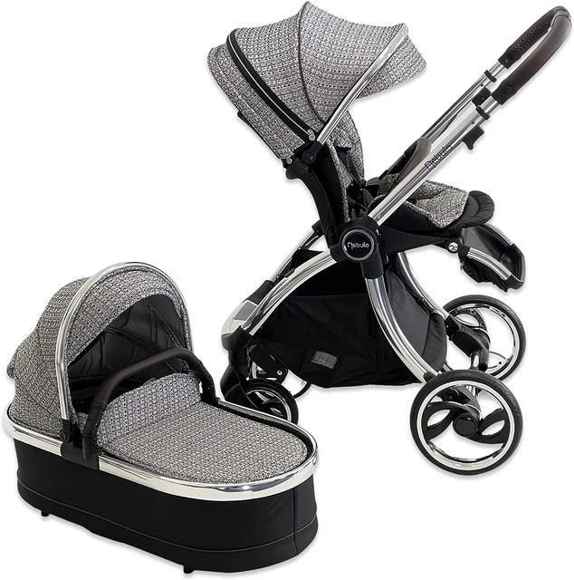 Nebula, by Venture Travel System, Foldable Pushchair, Reversible seat, Carrycot,