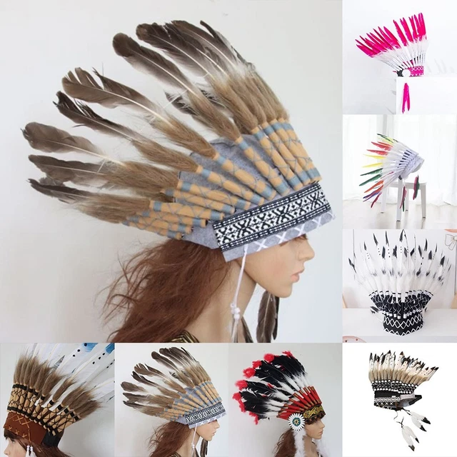 tribal feather headpiece