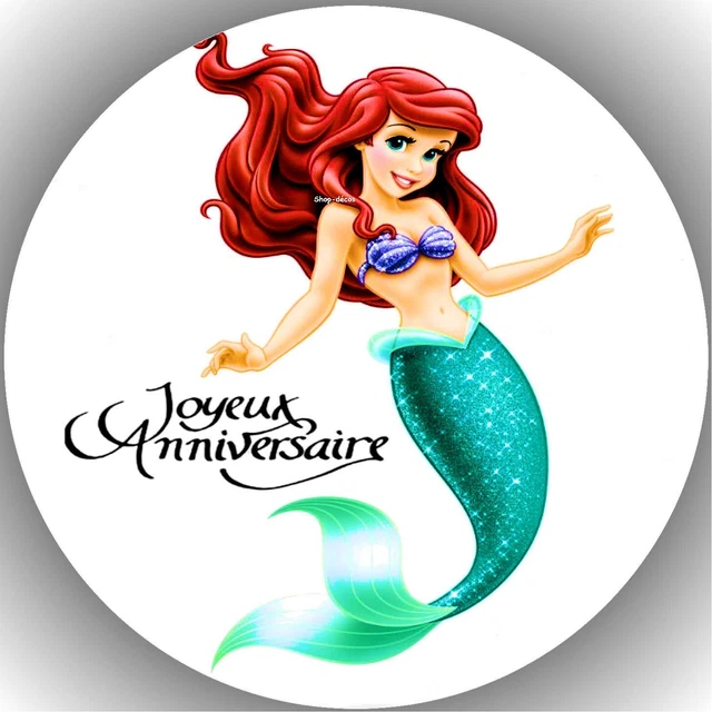Décoration Comestible Ariel - Lot De 2x6 Disques Azyme Diamètre 7,5 Cm - Neuf Sous Emballage - Fabriqué En France
