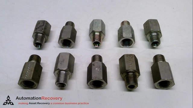Parker 1/8X1/8-F3Hg-S  Adapters, End 1: 1/8"-28, End 2:, See Desc #227418