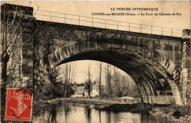 CPA CONDÉ-sur-HUISNE - Le Pont du Chemin de Fer (435519)