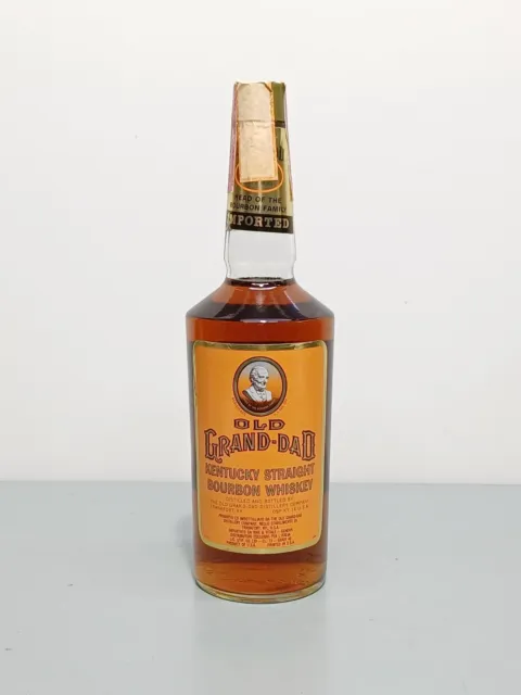 Whisky Old Grand Dad Kentucky Straight Bourbon anni 60  bott.  0.75cl