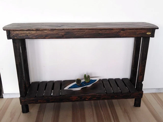 Consolle RUSTICA arredo cucina soggiorno legno massello 150x40xh100 SU MISURA