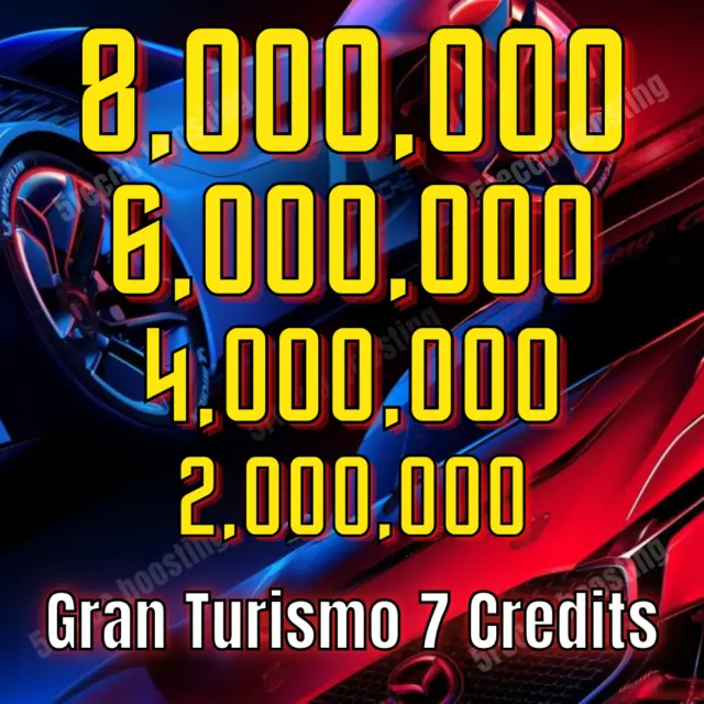 Gran Turismo 7 - Credits - Read Description - PS4 / PS5