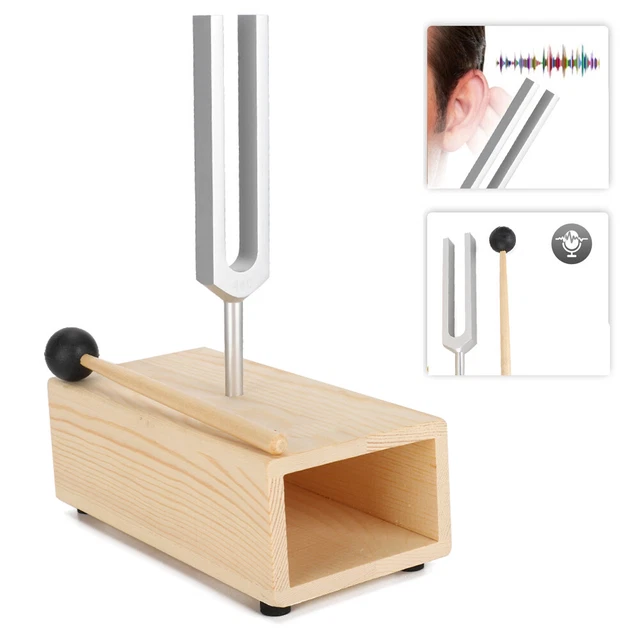 440 HZ Tuning Forcella Alluminio Lega Silicone Martello Set Strumenti Terapia Guarigione