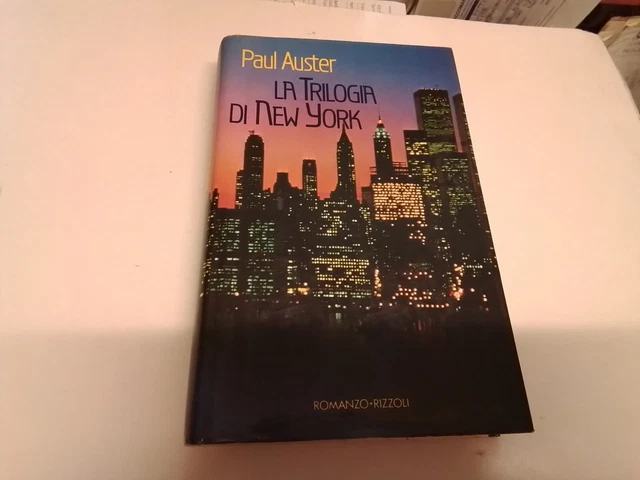 Auster LA TRILOGIA DI NEW YORK Rizzoli 1987, 1a Ed, 28s24
