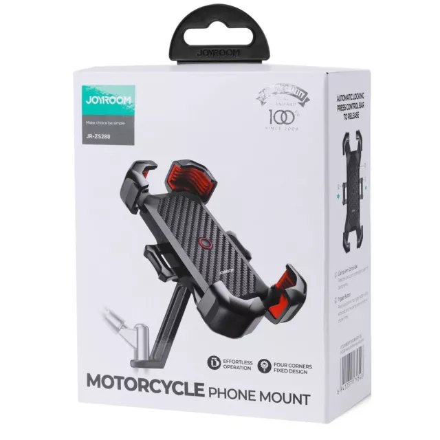 Joyroom Motorrad Handy Halterung Smartphone Halter Bike Roller Scooter Quad/ATV