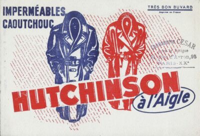 BUVARD 101193 AIGLE HUTCHINSON IMPERMEABLES rouge 