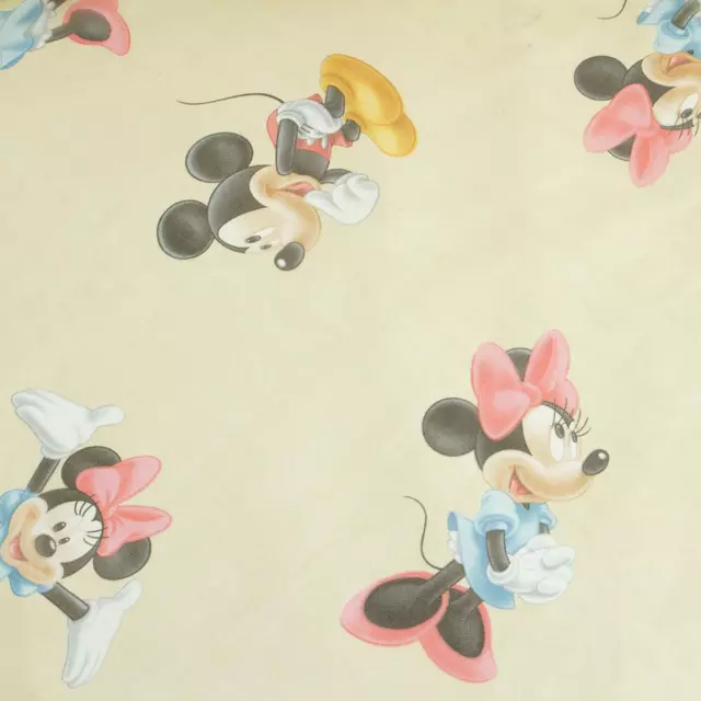 Tenda Disney Topolino e Minnie Velo al metro altezza 300 cm - Beige M743