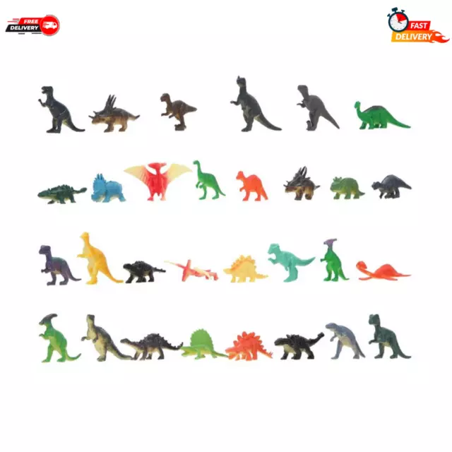 Small Plastic Figures Farm Dinosaur For Kids Toys Zoo Animal Safari Model Cake