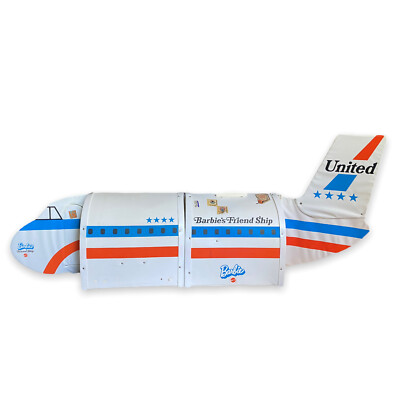 BARBIE FRIEND SHIP United Airline Airplane Plane Play Set Vintage 1970