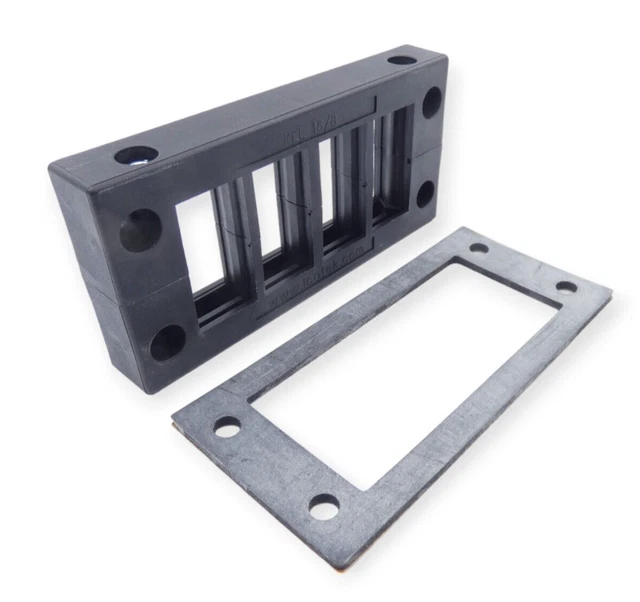 Icotek 42168 Kabeleinführungsleiste KEL 16/8 schwarz