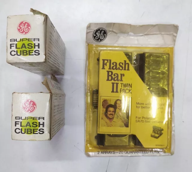GE Flash Bar II Twin Pack et Cubes Super Flashables LOT COMPLET Flash... 3