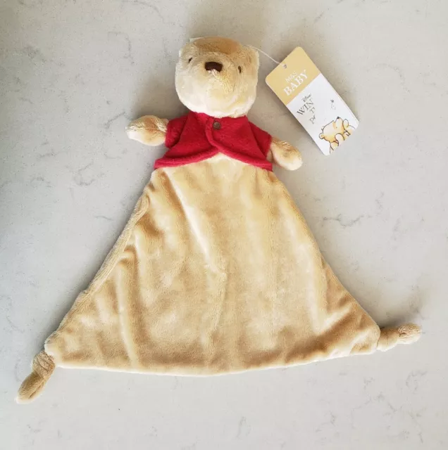 M&S Marks and Spencer Winnie The Pooh Comforter Blankie Soother Doudou