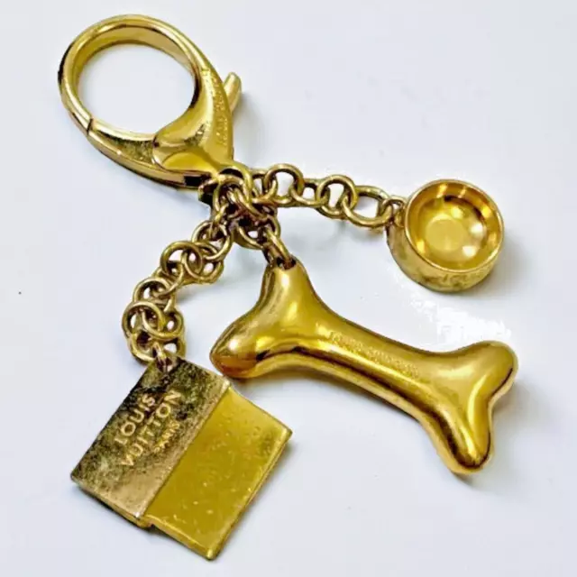 Louis Vuitton bag charm key ring Porte Clet LV Ox".M80218 from Japan