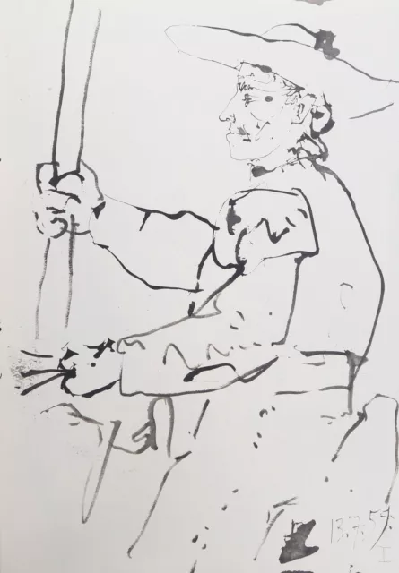 Pablo Picasso, Toros Y Toreros 19a, Litografía